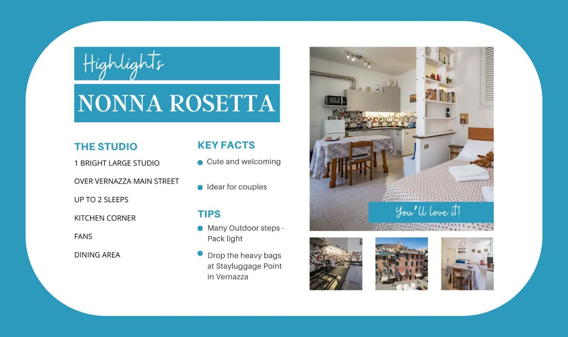 Nonna Rosetta Traditional Studio Vernazza Exterior foto